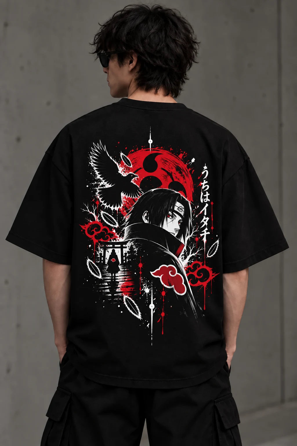 Itachi uchiha Premium Terry Oversized Tee