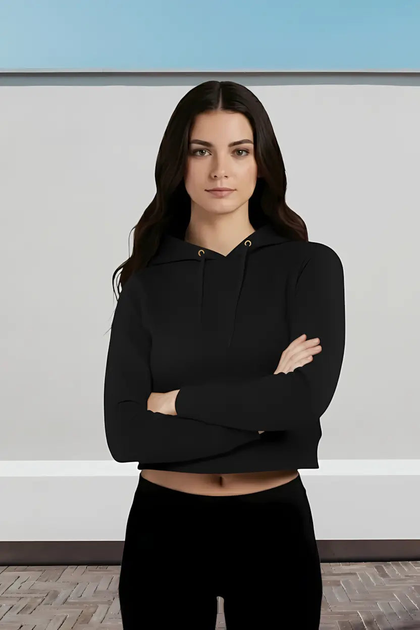 Cropped Hoodie For Women