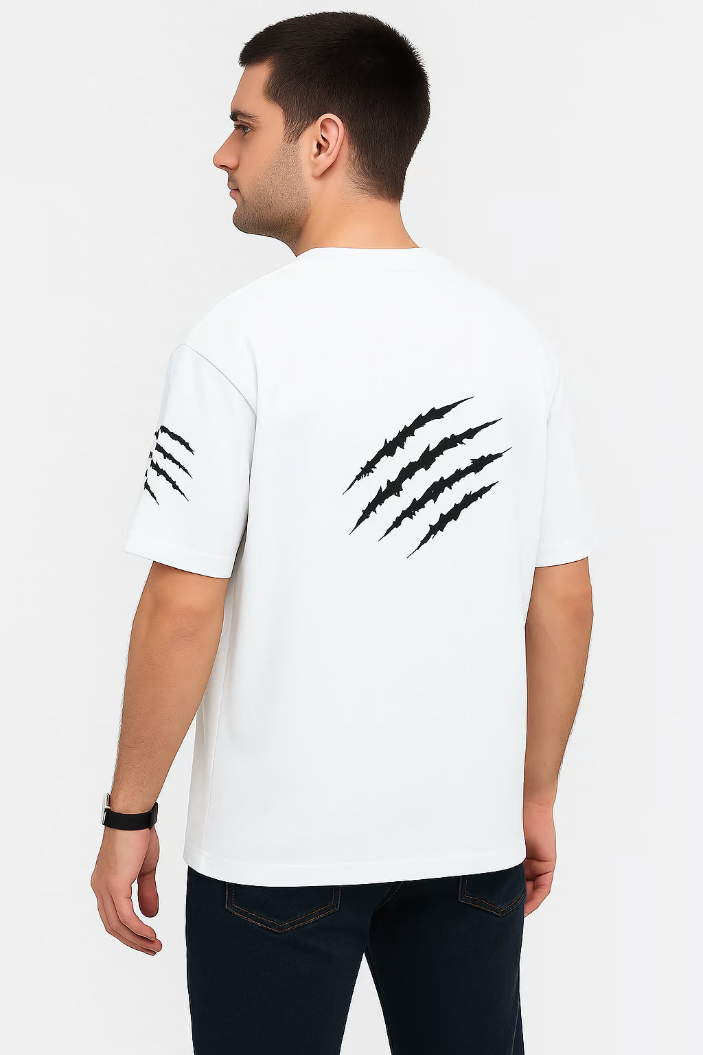 Werewolf Unisex Terry Cotton Oversized Tee