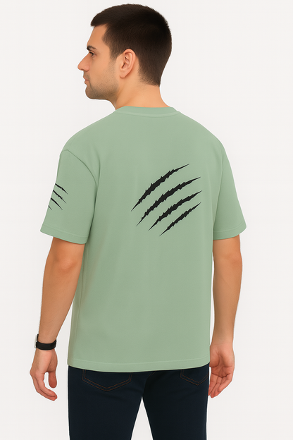 Werewolf Unisex Terry Cotton Oversized Tee