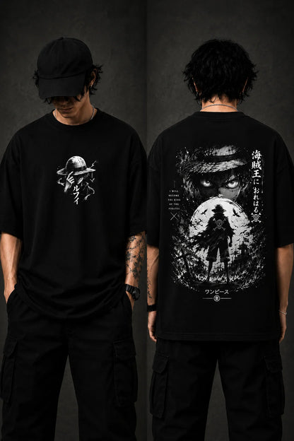 Luffy — Sea of Freedom Terry Oversized Tee
