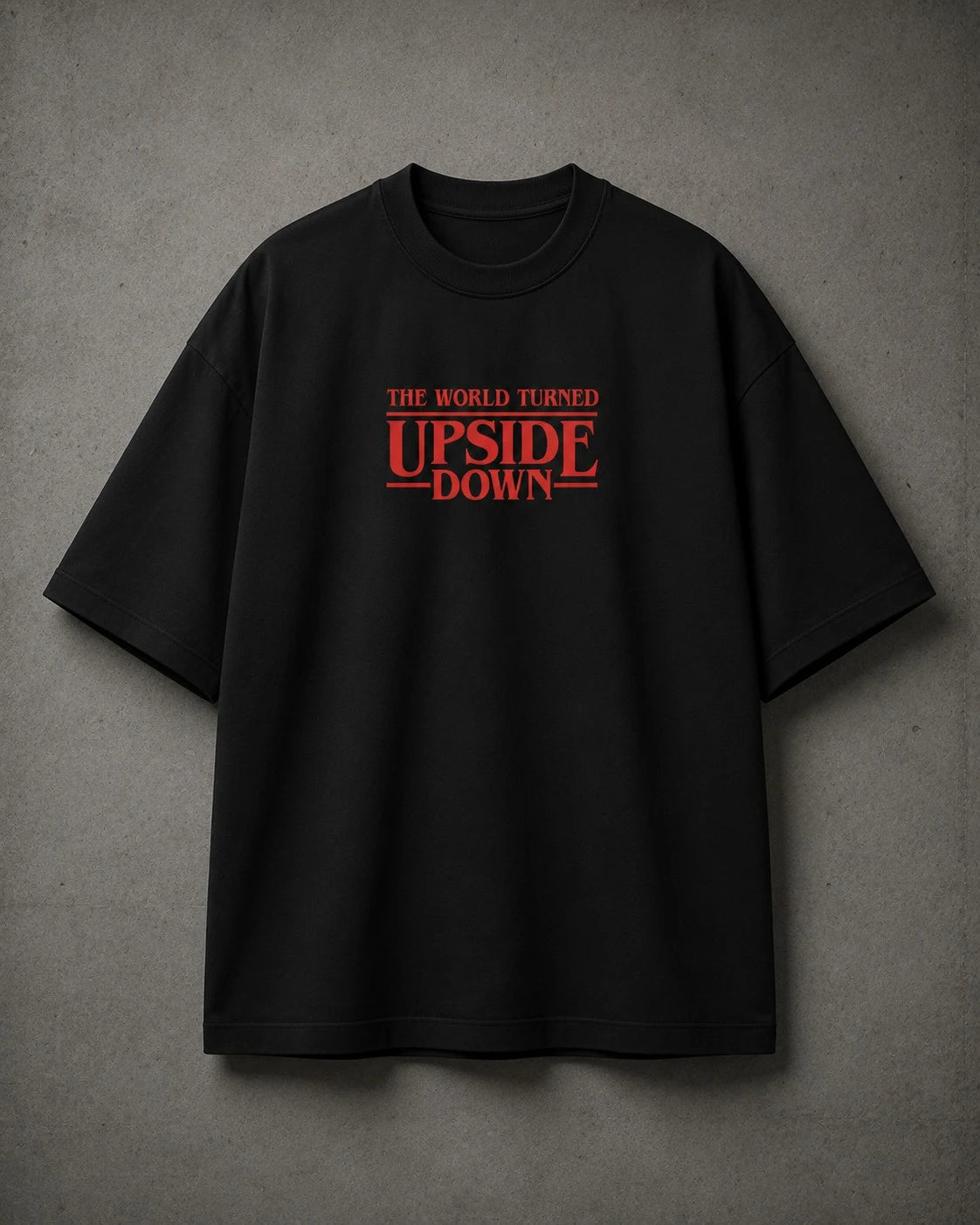 Stranger Things Unisex Terry Oversized Tee