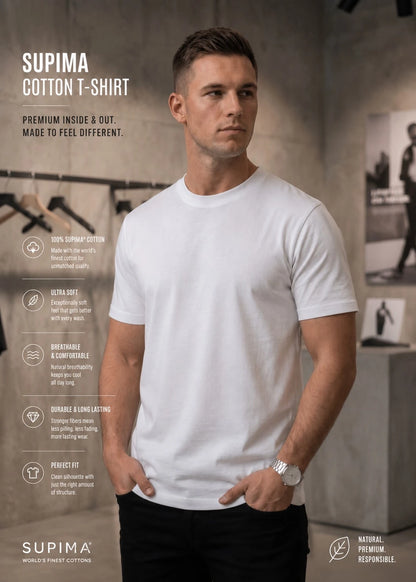 Unisex Supima Premium Cotton T-Shirt