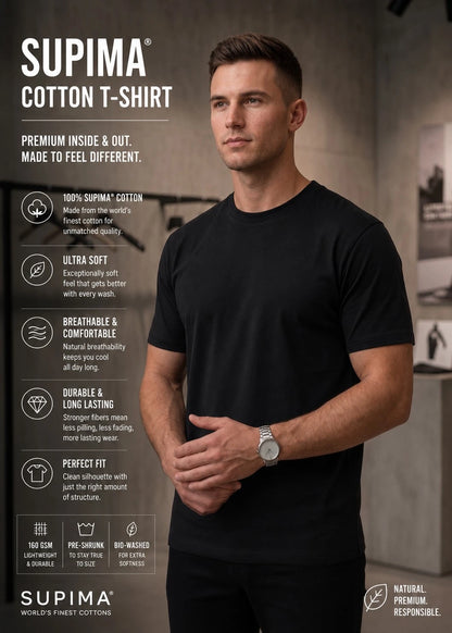 Unisex Supima Premium Cotton T-Shirt