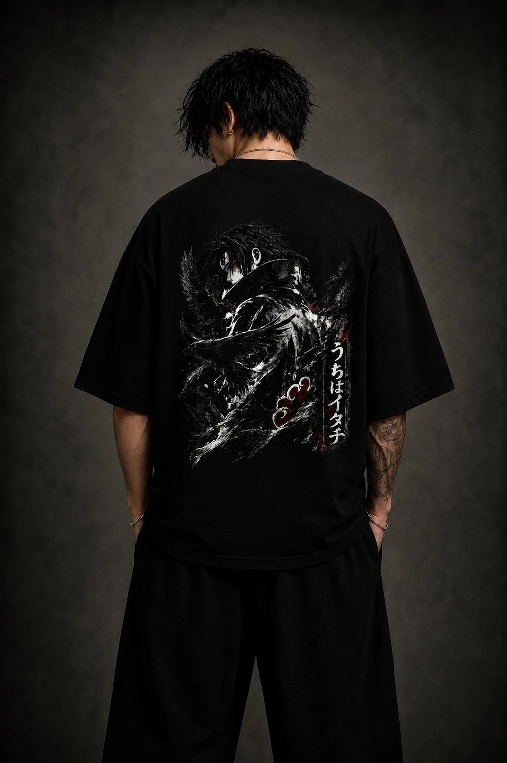 Itachi Unisex Terry Oversized Tee