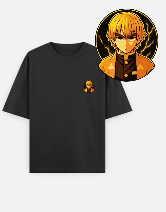 ZENITSU Unisex Oversized Classic Cotton T-Shirt