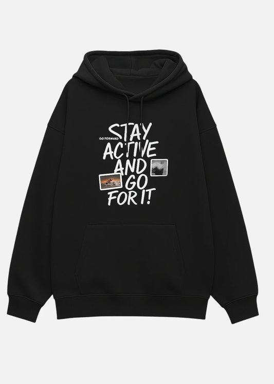 Unisex Oversized Hoodie "Go For It"