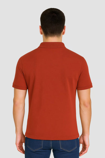 Men's Royal Blue Polo Collar Tshirt